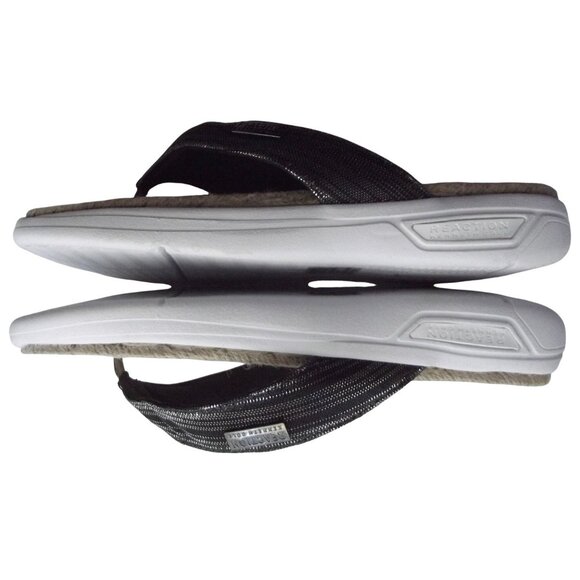 Reaction Kenneth Cole Sandals Womens Size 7.5 Ready Thong Esp Brown metallic - Picture 3 of 9